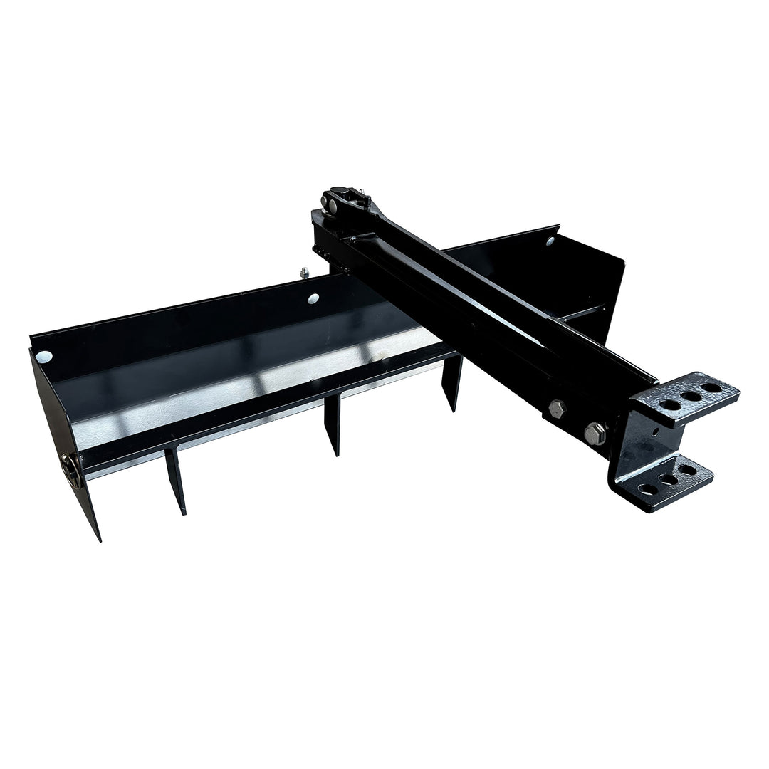Field Tuff 38 Inch Sleeve Hitch Tow Behind Scraper for Garden and Yard, Black - VMInnovations