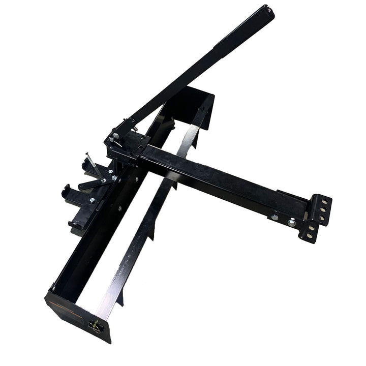 Field Tuff 38 Inch Sleeve Hitch Tow Behind Scraper for Garden and Yard, Black - VMInnovations