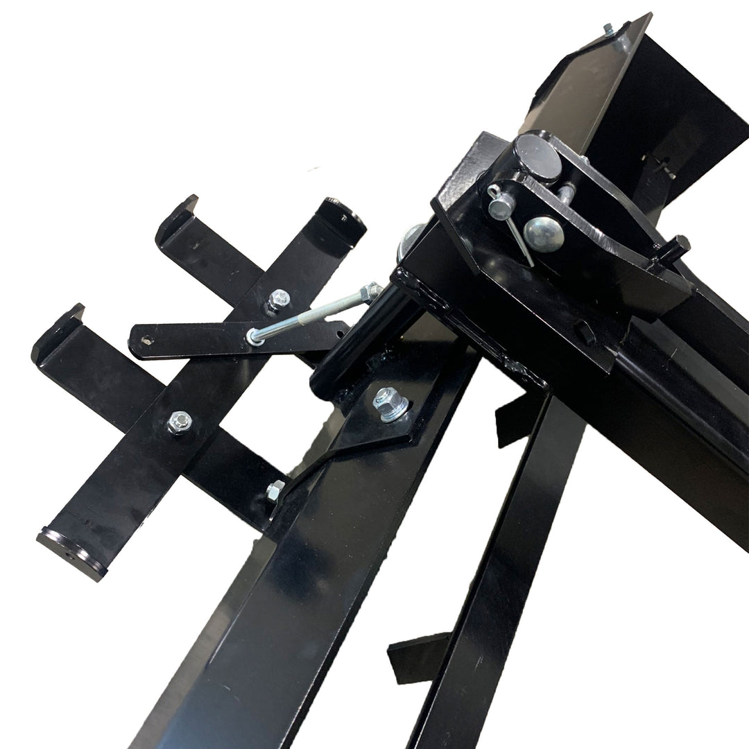 Field Tuff 38 Inch Sleeve Hitch Tow Behind Scraper for Garden and Yard, Black - VMInnovations