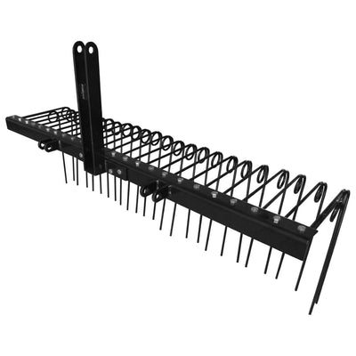 Field Tuff 60 Inch Pine Straw Rake w/ Coil Spring Tines & 3 Point Hitch (Used)