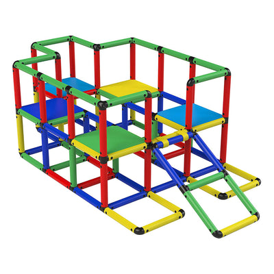 Funphix Jumbo Construction Kids Toy Set Jungle Gym Play Structure, 467 Piece