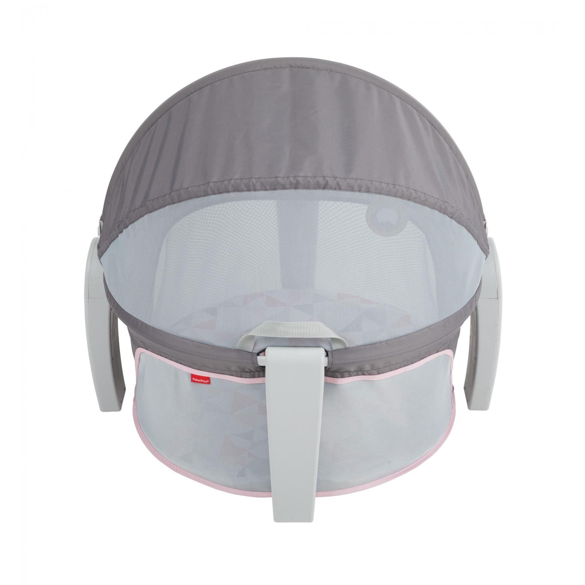 Fisher Price On the Go Portable Baby Beach Travel Dome with Sun Canopy, Gray - VMInnovations