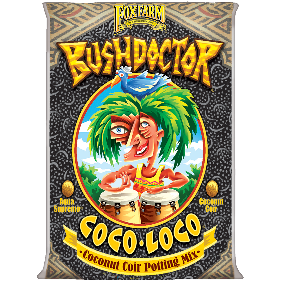 FoxFarm FX14100 Bush Doctor Coco Loco Plant Garden Potting Soil Mix, (2 Pack) - VMInnovations