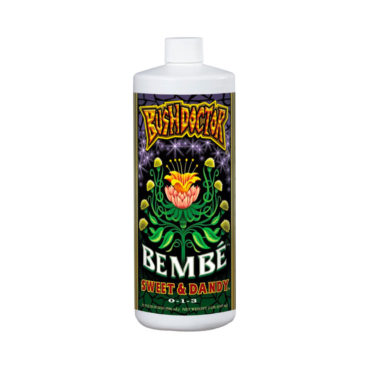 FoxFarm Bushdoctor Bembe Concentrate Plant Nutrient Fertilizer, 1 Qt (Open Box)