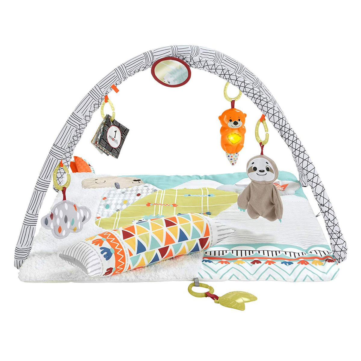 Fisher Price Animal Perfect Sense Deluxe Activity Gym Infant Baby Play Mat