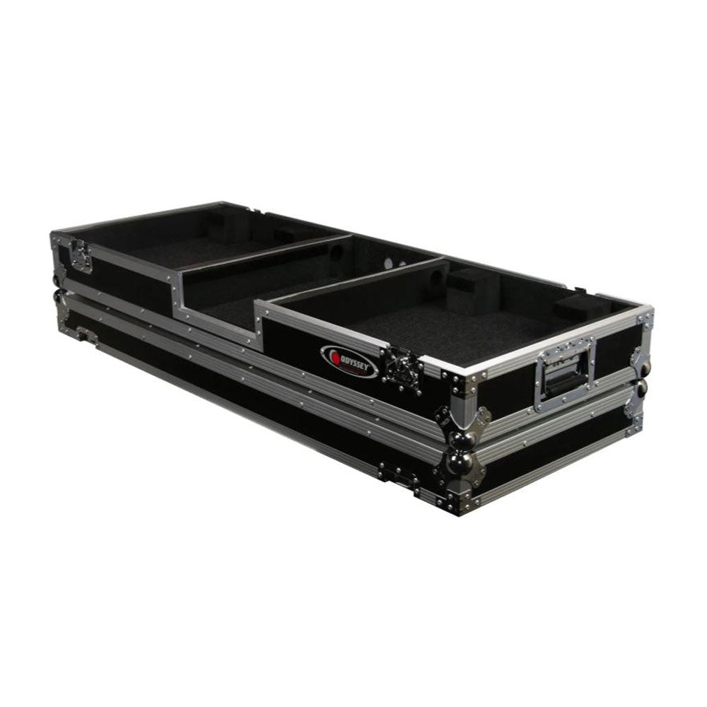 Odyssey 10 Inch Format DJ Mixer and 2 Standard Position Turntables Flight Case - VMInnovations