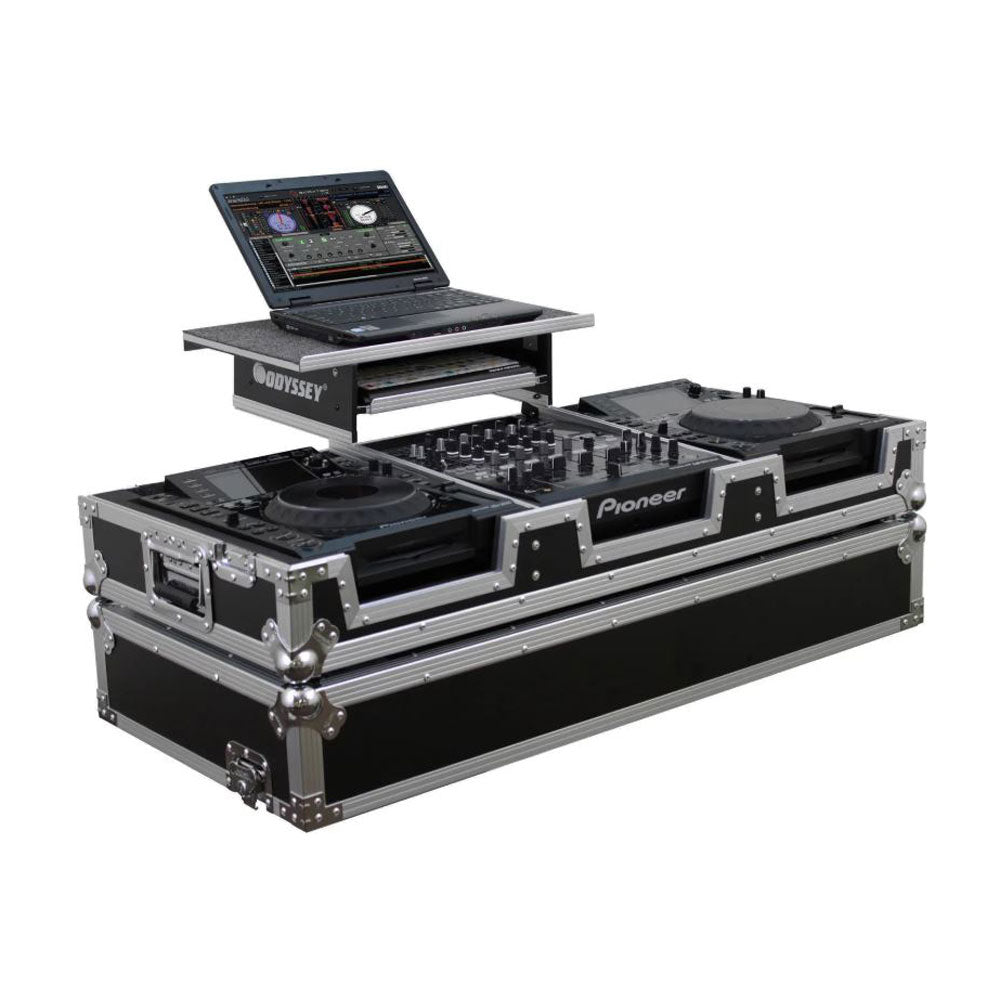Odyssey 12 Inch Format DJ Mixer & 2 Large Media Player Coffin Flight (Open Box)