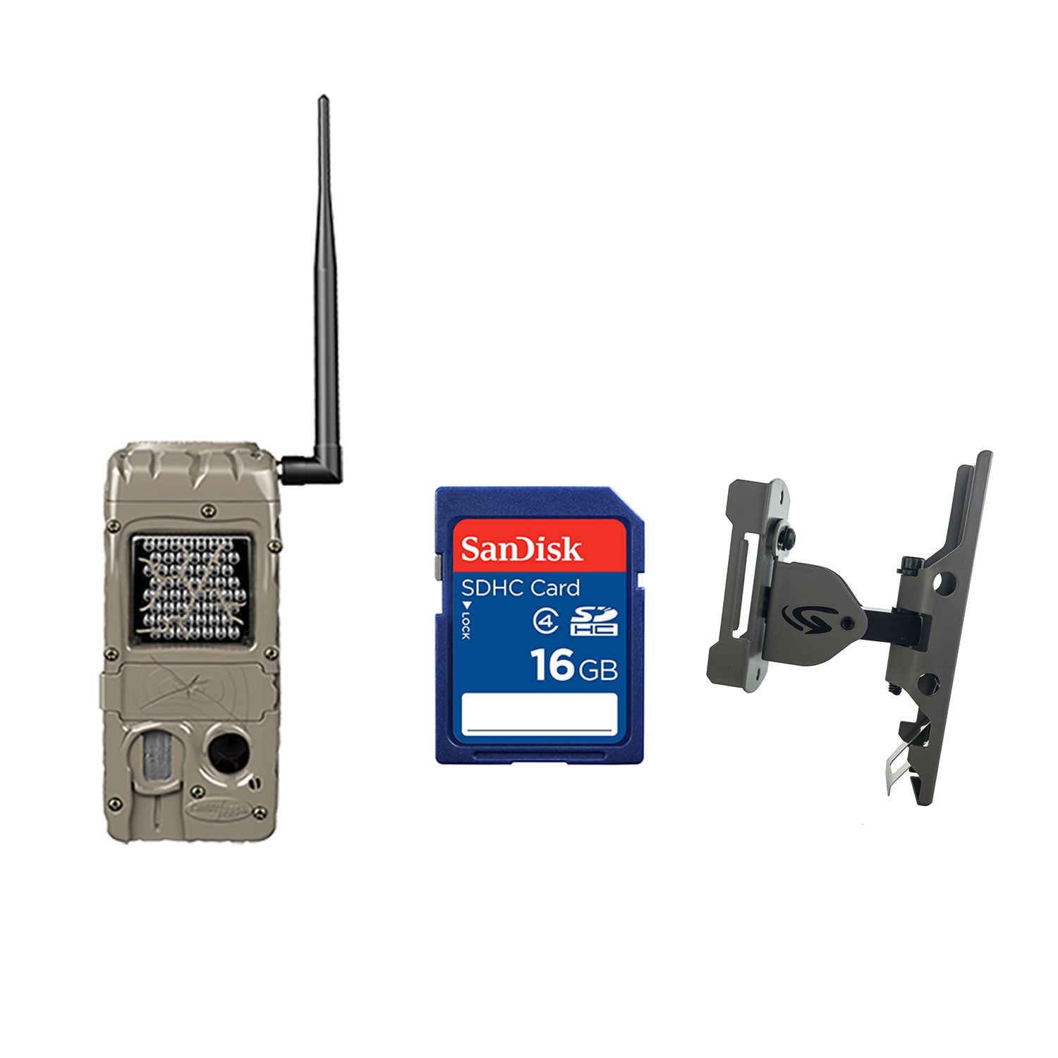 Cuddeback 20 Megapixel Trail Camera + 16GB SD Memory Card + Game Camera Mount - VMInnovations