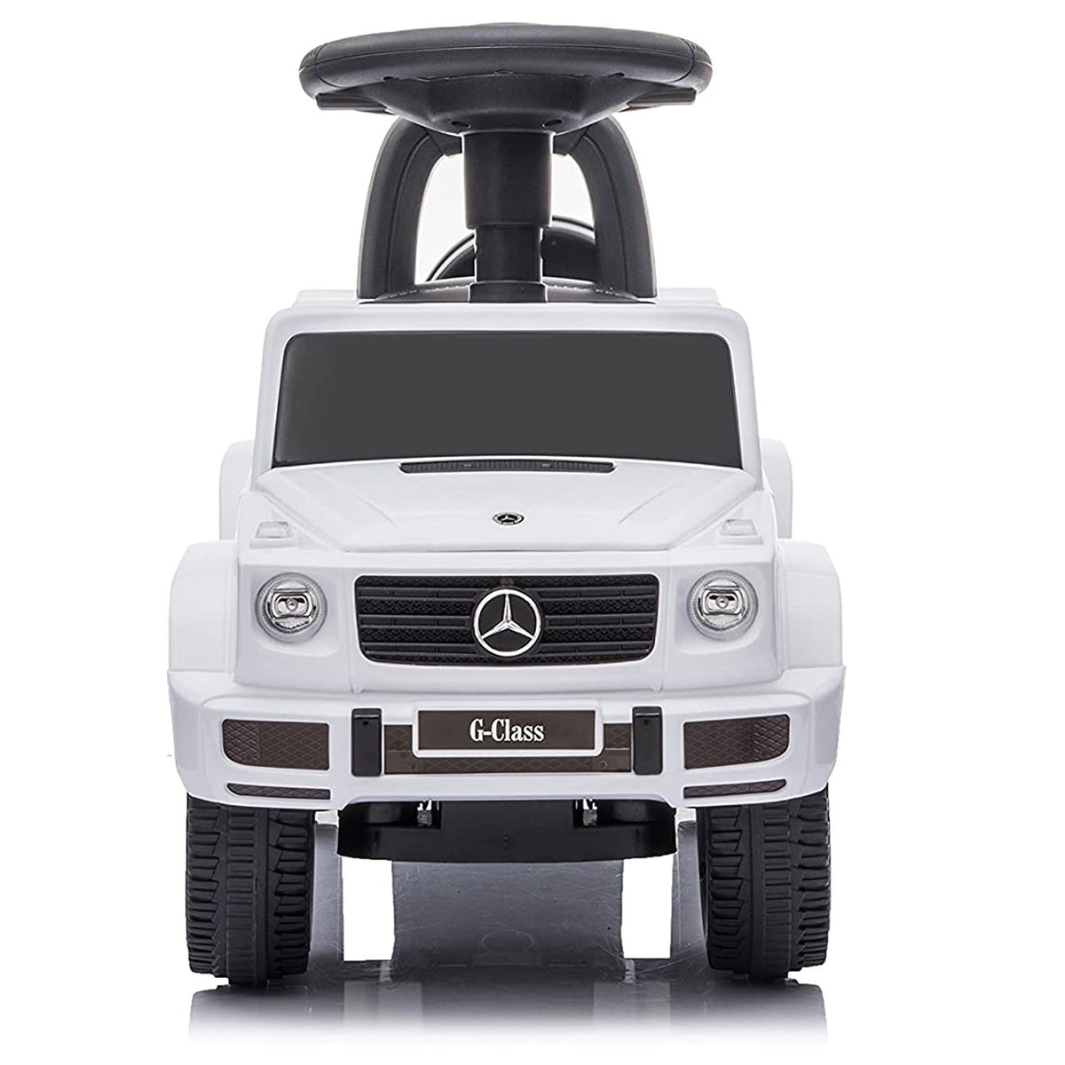 Best Ride On Car Kids Toddler Outdoor Stroller Mercedes, White (Open Box)