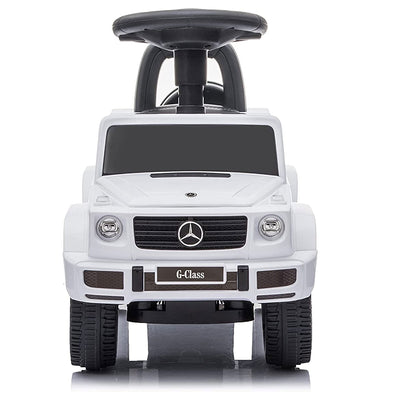 Best Ride On Car Kids Toddler Stroller Mercedes G-Wagon Push Car, White (Used)