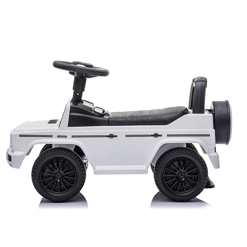 Best Ride On Car Kids Toddler Mercedes G-Wagon Push Car, White (Open Box)