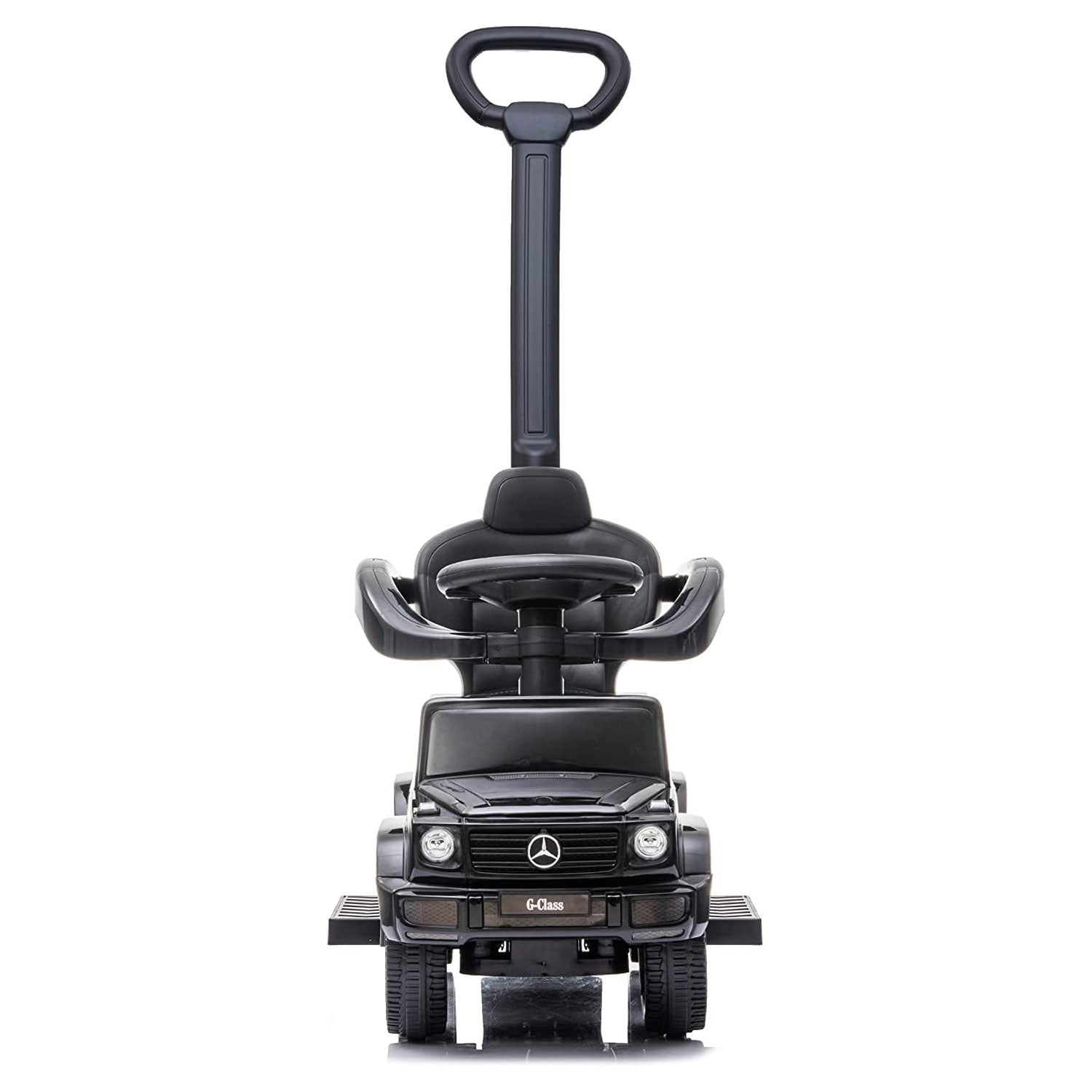 Best Ride On Cars Kids Stroller Mercedes G-Wagon Push Car, Black (Open Box) - VMInnovations