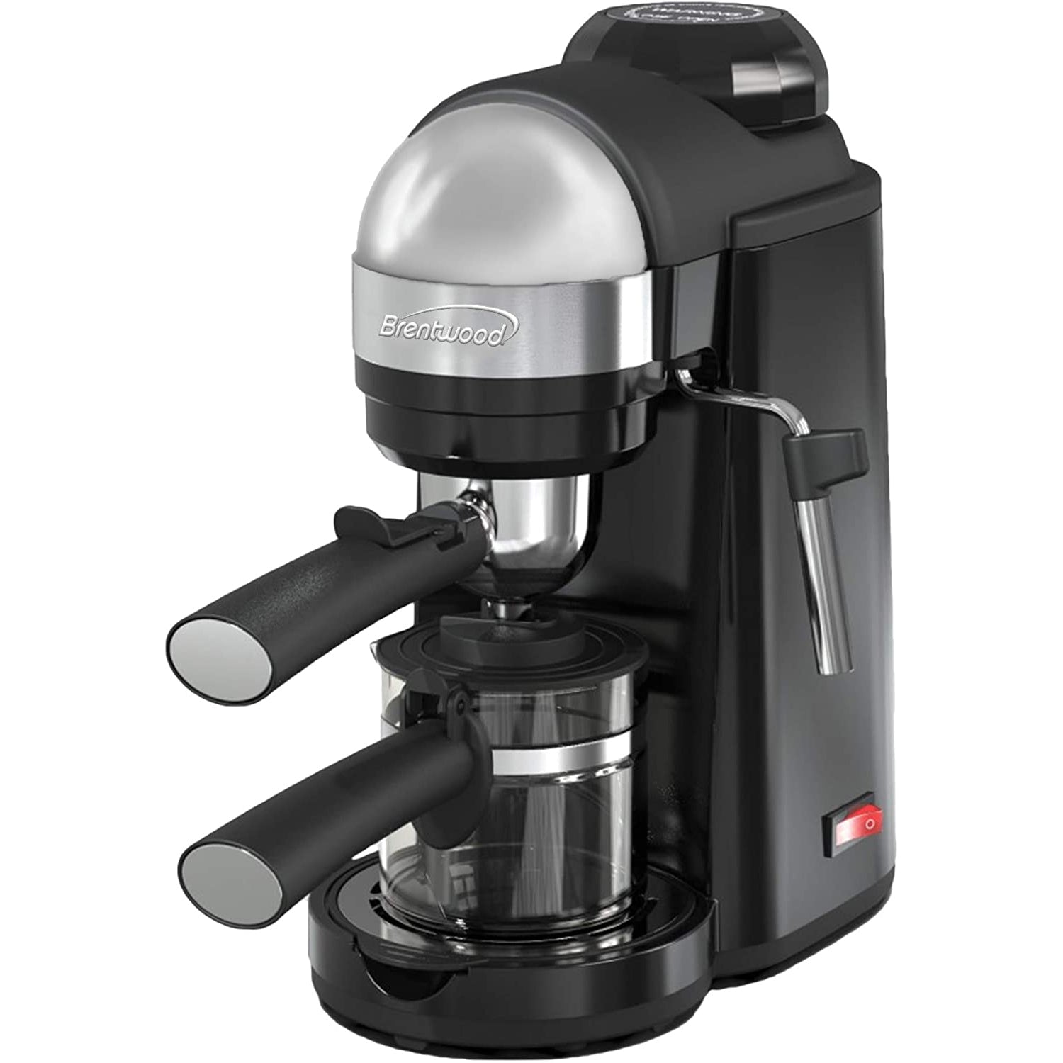 Brentwood 800W Cappuccino Brewer and Espresso Maker w/ Frothing Wand (Open Box) - VMInnovations
