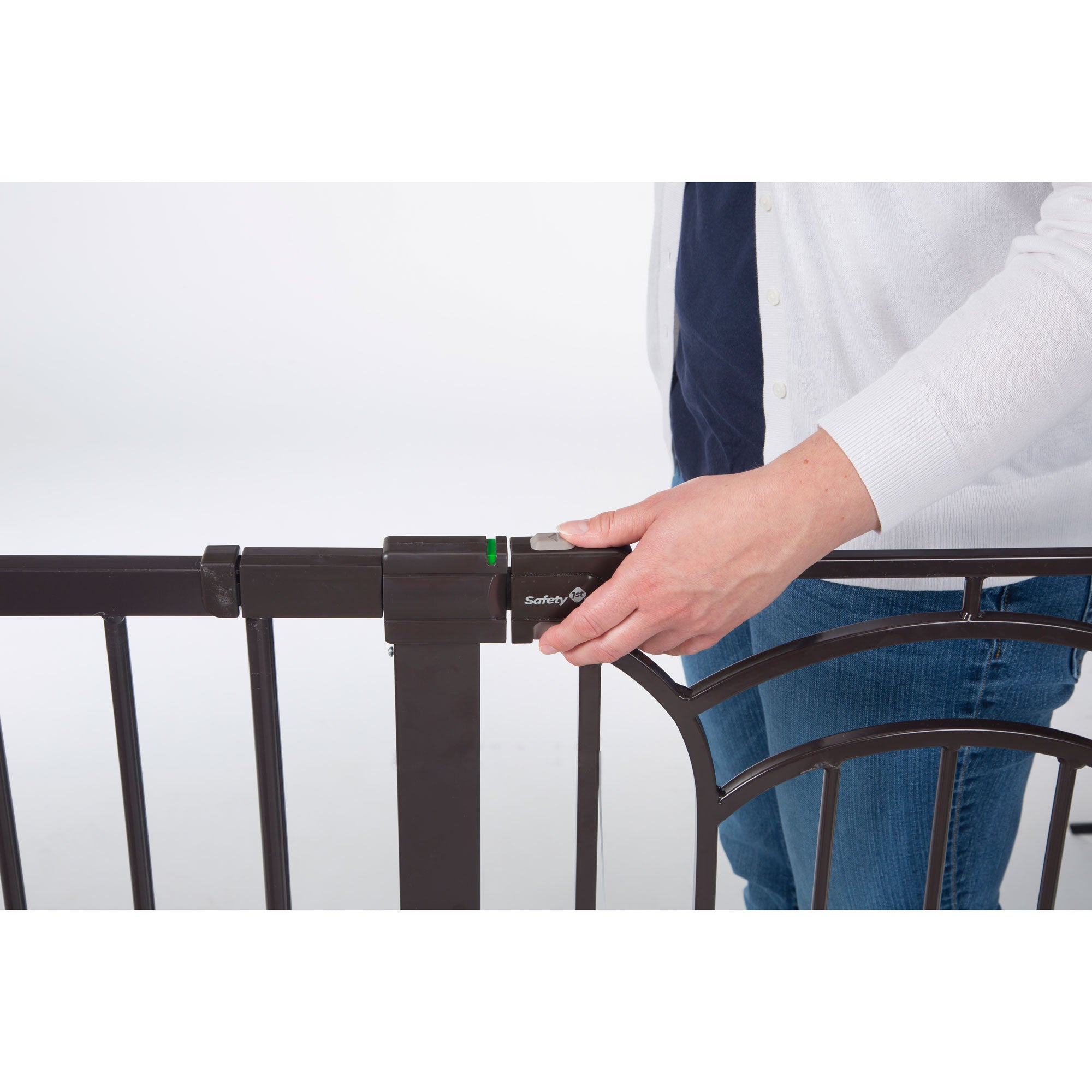 Safety Tall & Wide Pressure Mount 29 to 47 In Baby Safety Gate (Open Box)