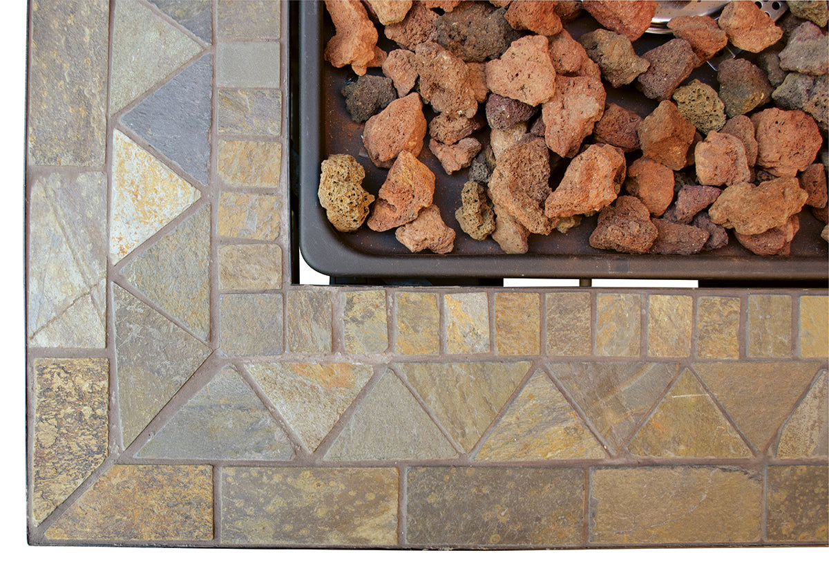 Endless Summer GAD1429SP 30,000 BTU Gas Firepit Table with Lava Rock (Open Box) - VMInnovations