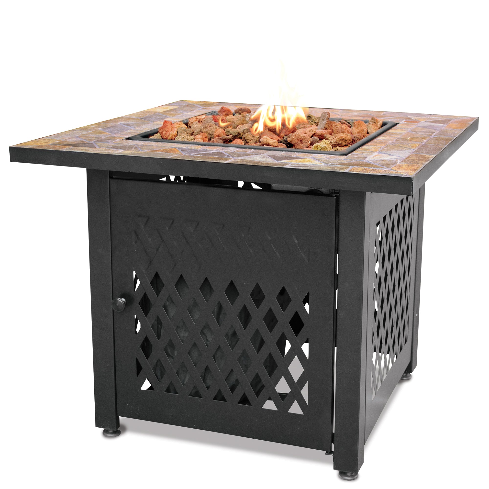 Endless Summer GAD1429SP 30,000 BTU Gas Firepit Table with Lava Rock (Open Box) - VMInnovations
