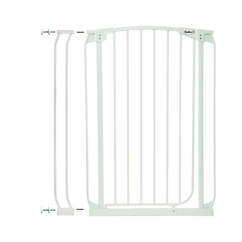 Bindaboo B1125 Baby Pet Safety Gate 3.5 Inch Gate Extension, White, Set of 1