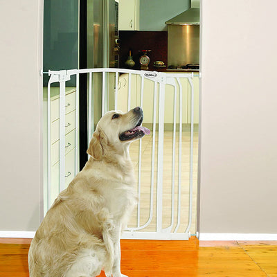 Bindaboo B1125 Baby Pet Safety Gate 3.5 Inch Gate Extension, White, Set of 1