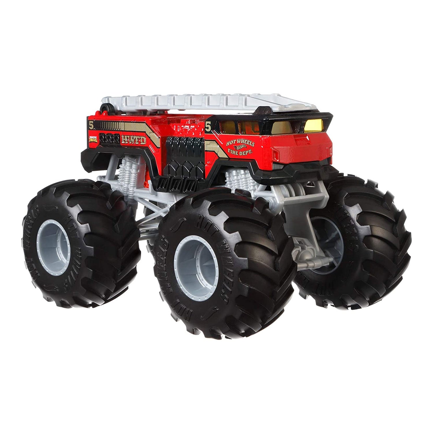 Hot Wheels Toddler Kids 5 Alarm Large Scale Monster Fire Truck Toy Ages 3 and Up