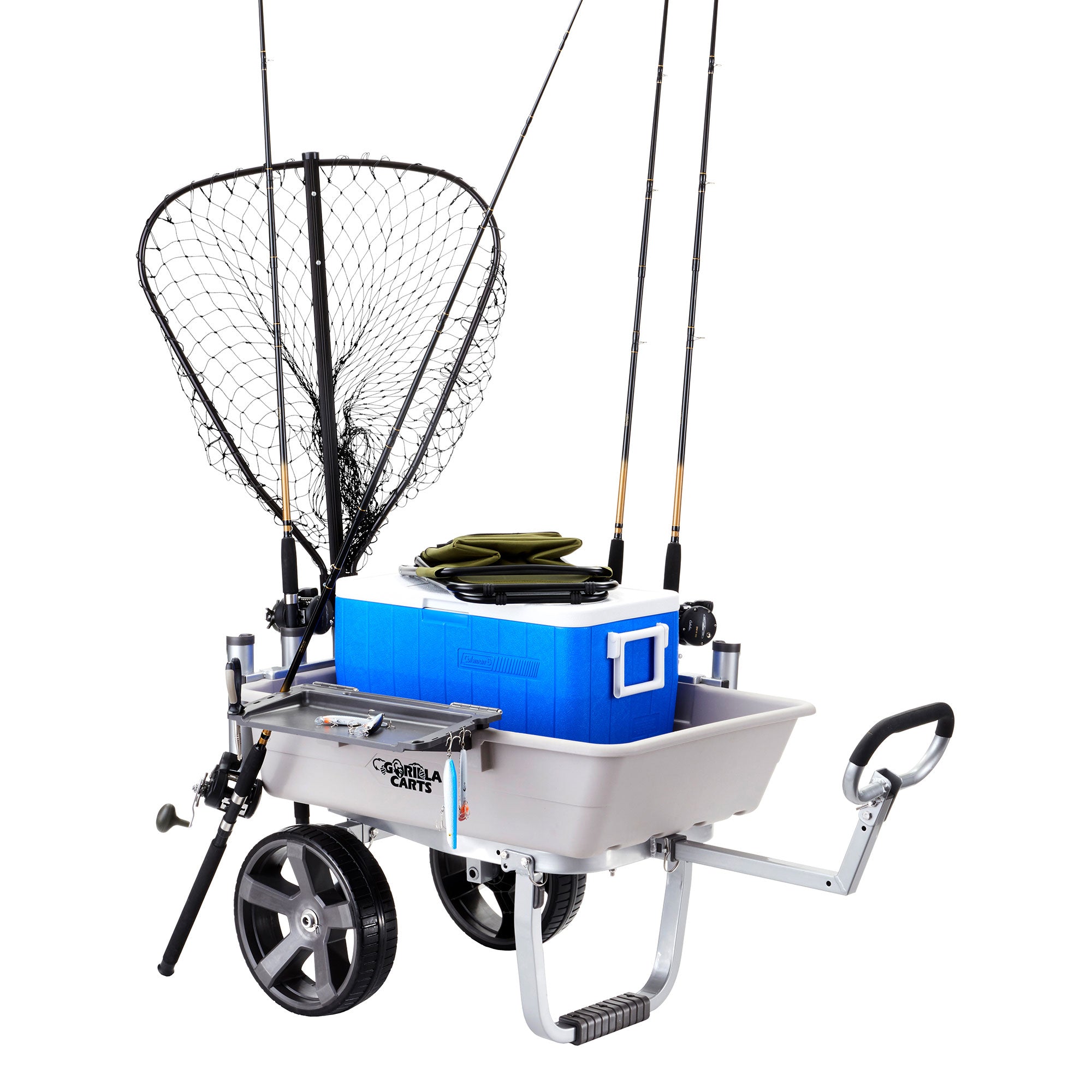 Gorilla Carts 200 Pound Capacity Poly Fish and Marine Utility Cart (For Parts) - VMInnovations