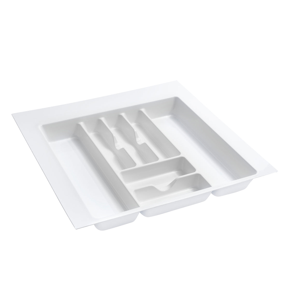 Rev-A-Shelf GCT-4W-52 Plastic 7 Compartment Cutlery Tray Insert Organizer, White
