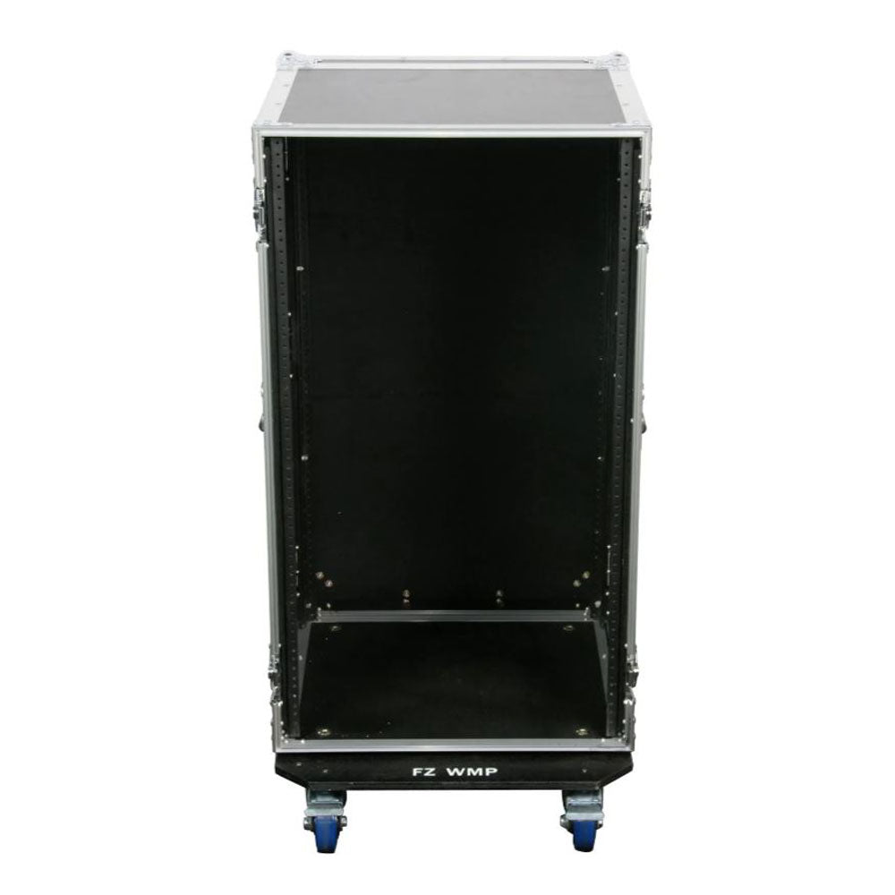 Odyssey FZAR20W Heavy Duty Portable Flight Zone 20 Space Amp Rack With Wheels - VMInnovations