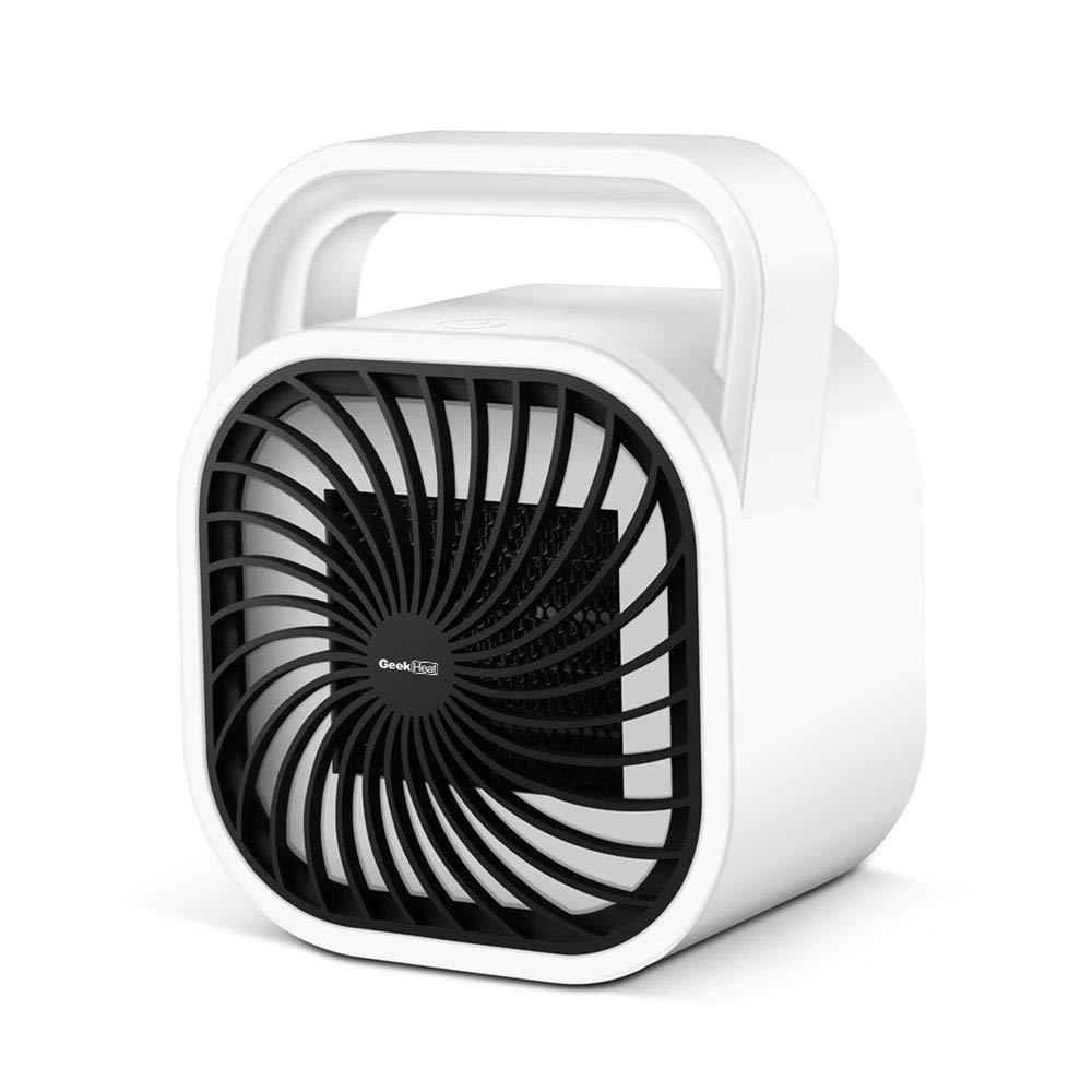 Geek Heat 500 Watt Mini Personal Portable Ceramic Fan Space Heater (Used)