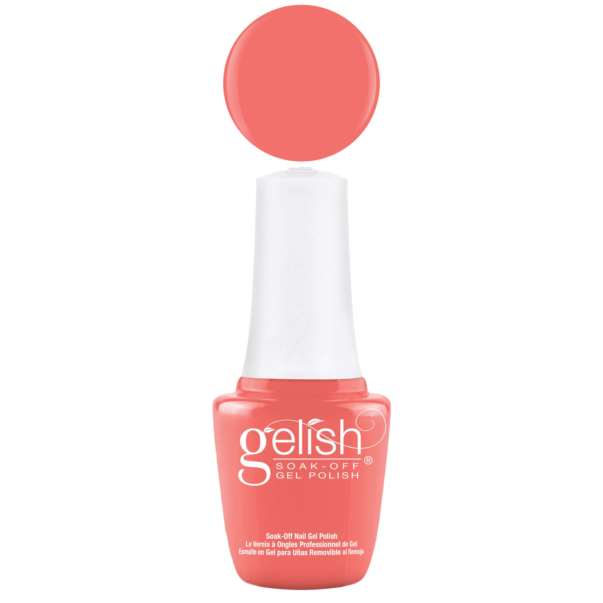 Gelish Shimmer Sunrise Gel Nail Polish Set w/ 110 Stiletto Tips Kit & LED Light - VMInnovations