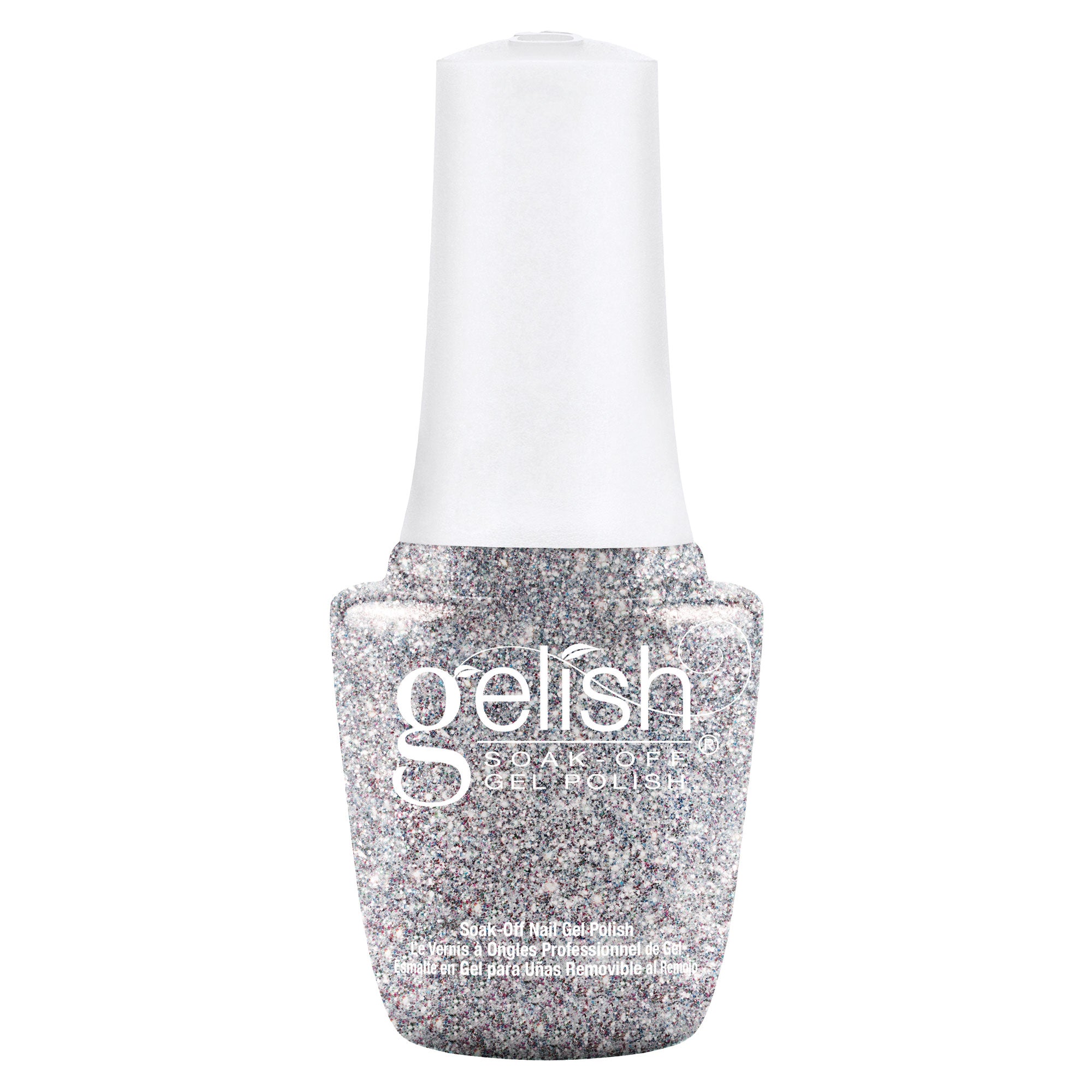 Gelish Mini Americana Gel Nail Polish Set w/ 110 Stiletto Tips Kit & LED Light - VMInnovations