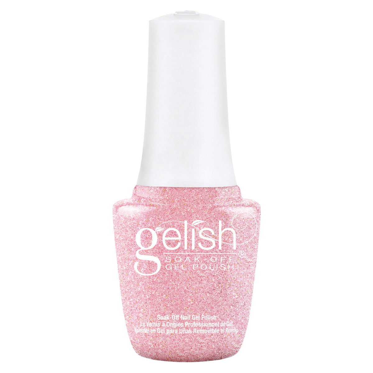 Gelish Pretty In Pink Gel Nail Polish Set w/ 110 Stiletto Tips Kit & LED Light