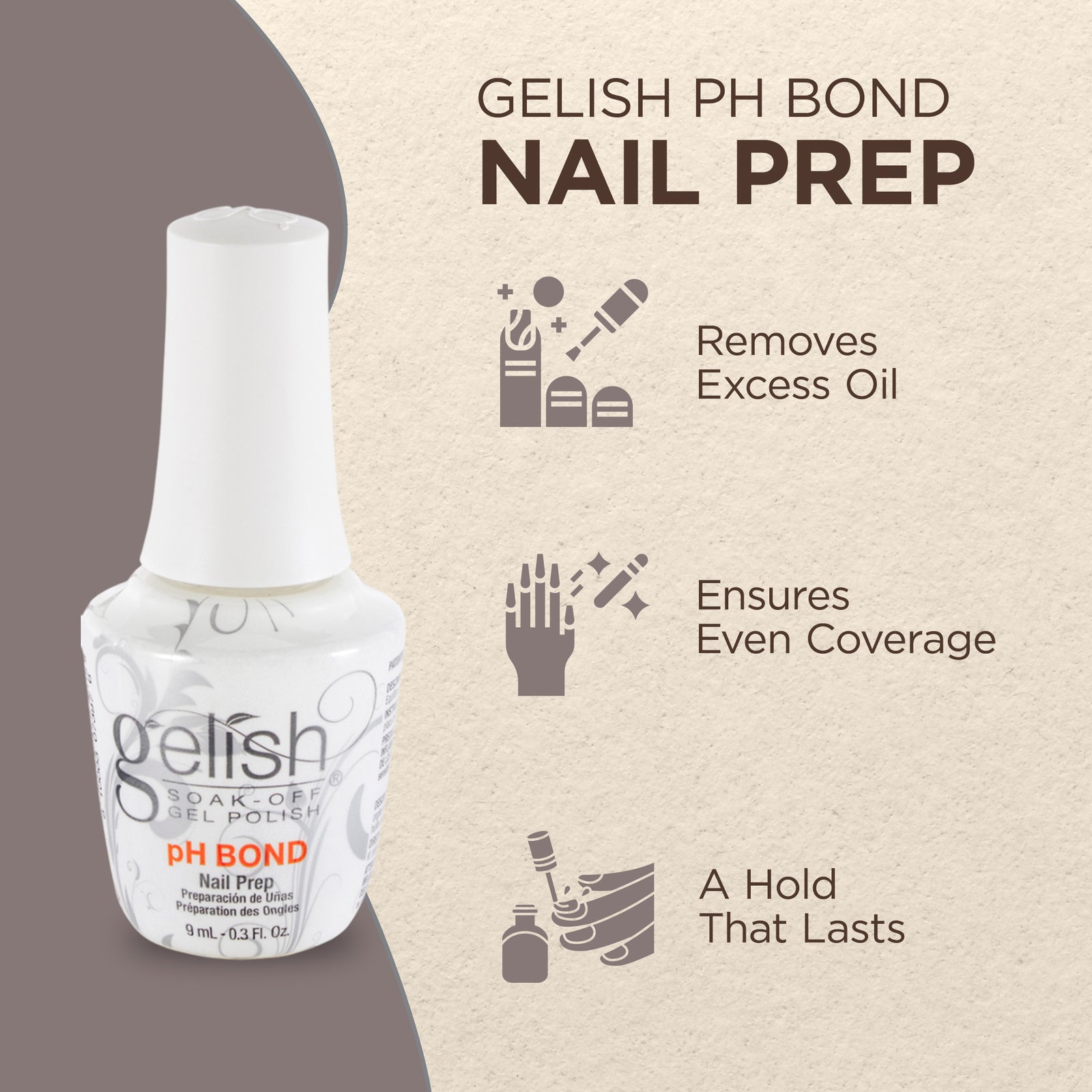 Gelish Mini Fantastic Four Essentials Collection Soak Off Gel Nail Polish Kit - VMInnovations