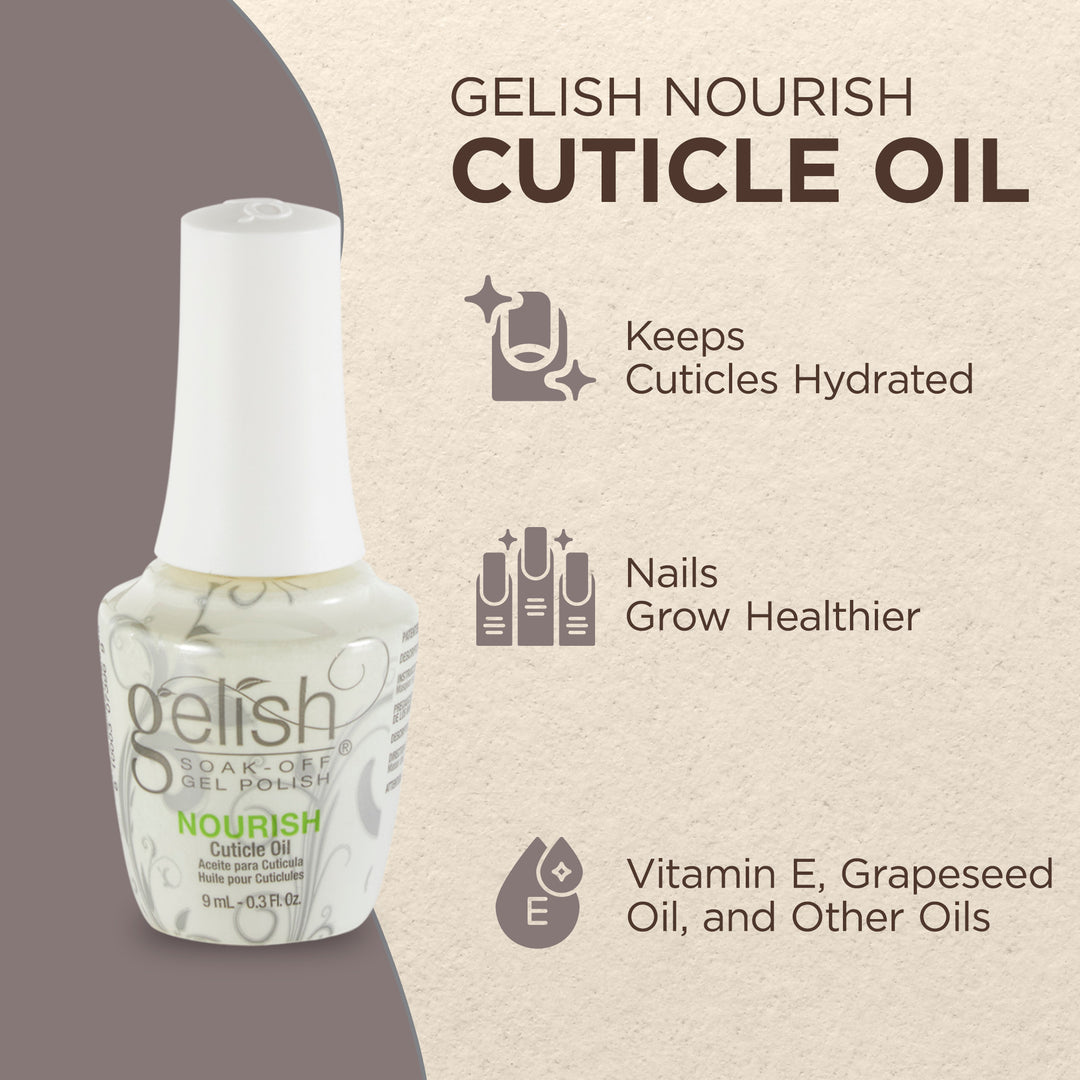 Gelish Mini Fantastic Four Essentials Collection Soak Off Gel Nail Polish Kit - VMInnovations