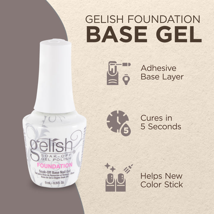 Gelish Mini Fantastic Four Essentials Collection Soak Off Gel Nail Polish Kit - VMInnovations