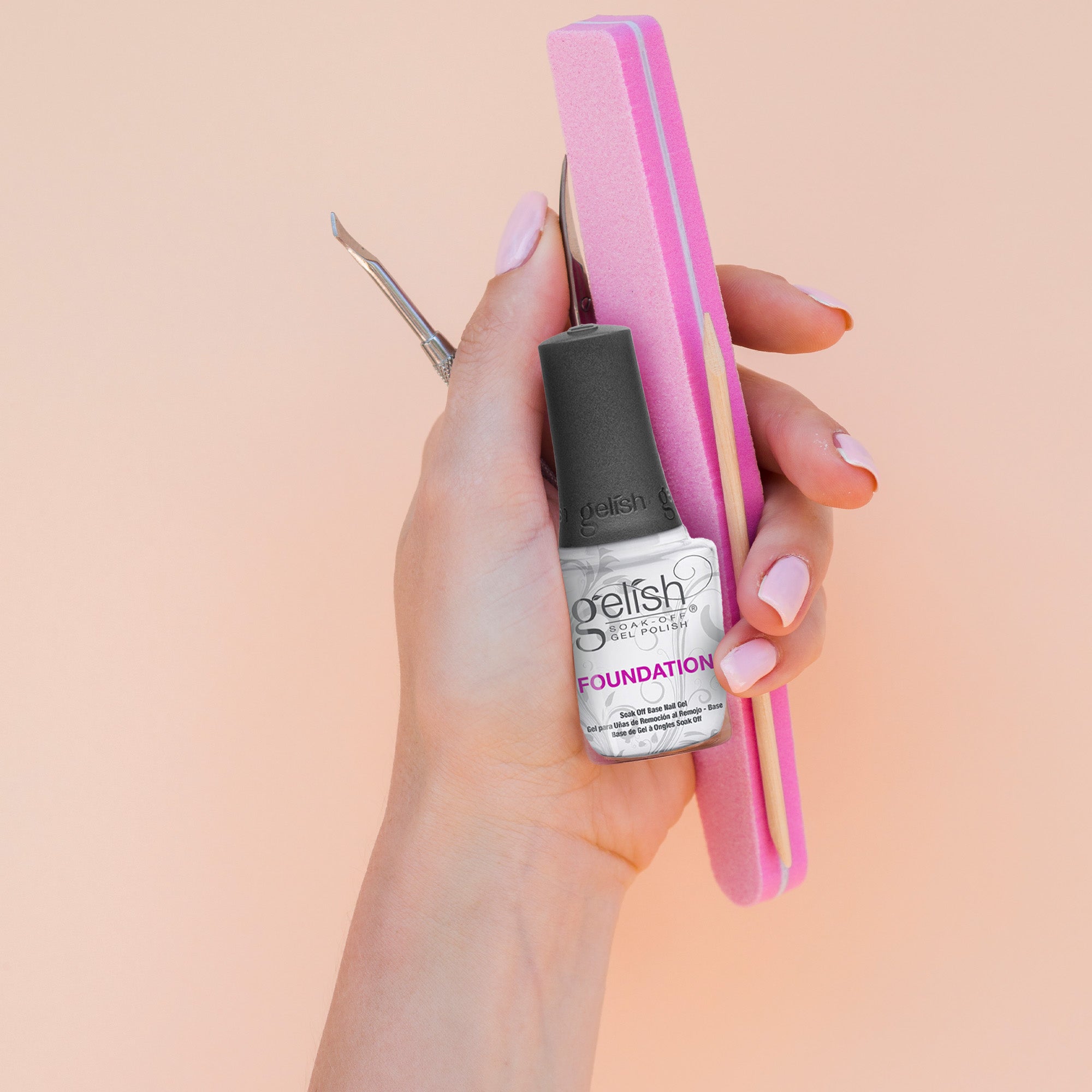 Gelish Dynamic Duo Foundation Base & Top It Off Sealer Soak Off Gel Nail Polish - VMInnovations