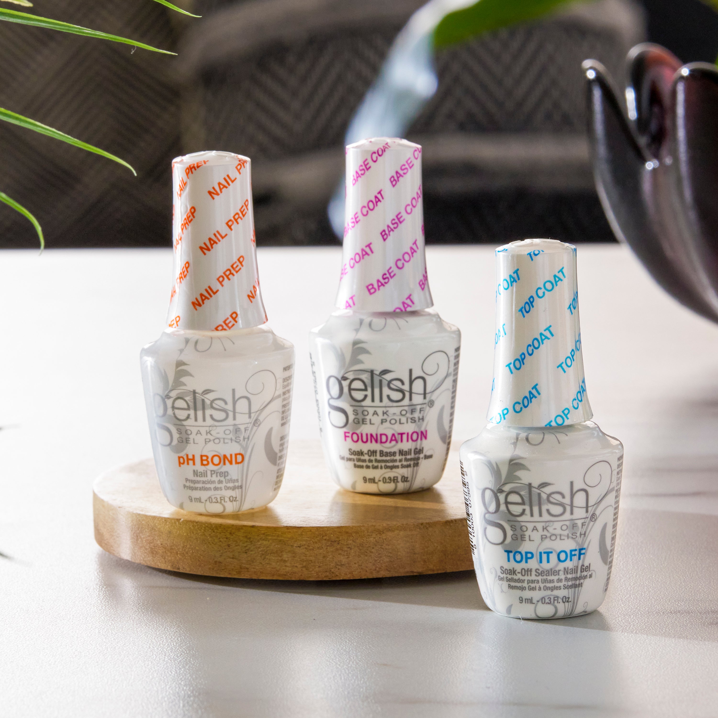 Gelish Mini Terrific Trio Collection Soak Off Nail Polish Kit (Open Box) - VMInnovations
