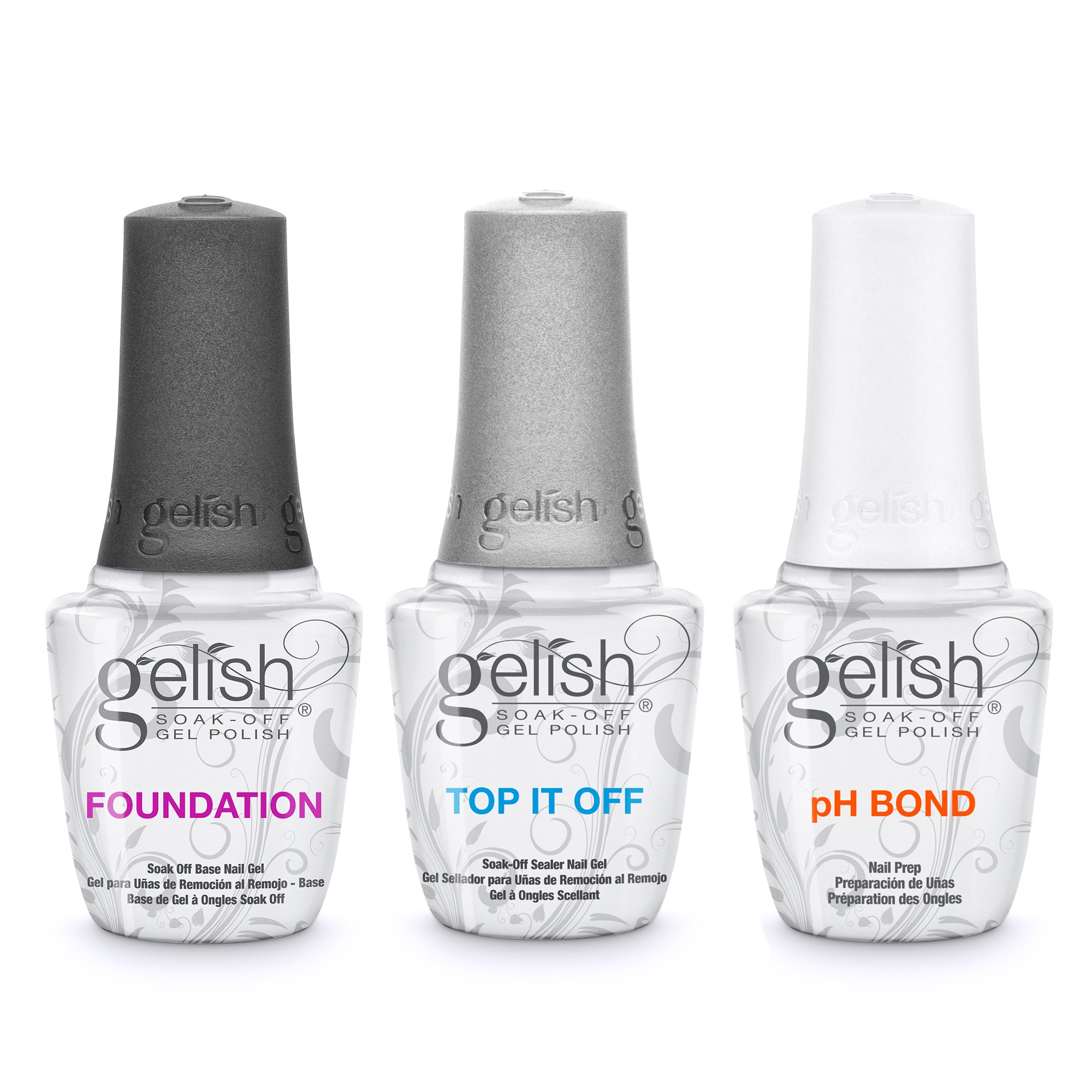 Gelish Pro Gel Polish All-in-One Kit (2) & Terrific Trio Gel Nail Polish Kit (2) - VMInnovations