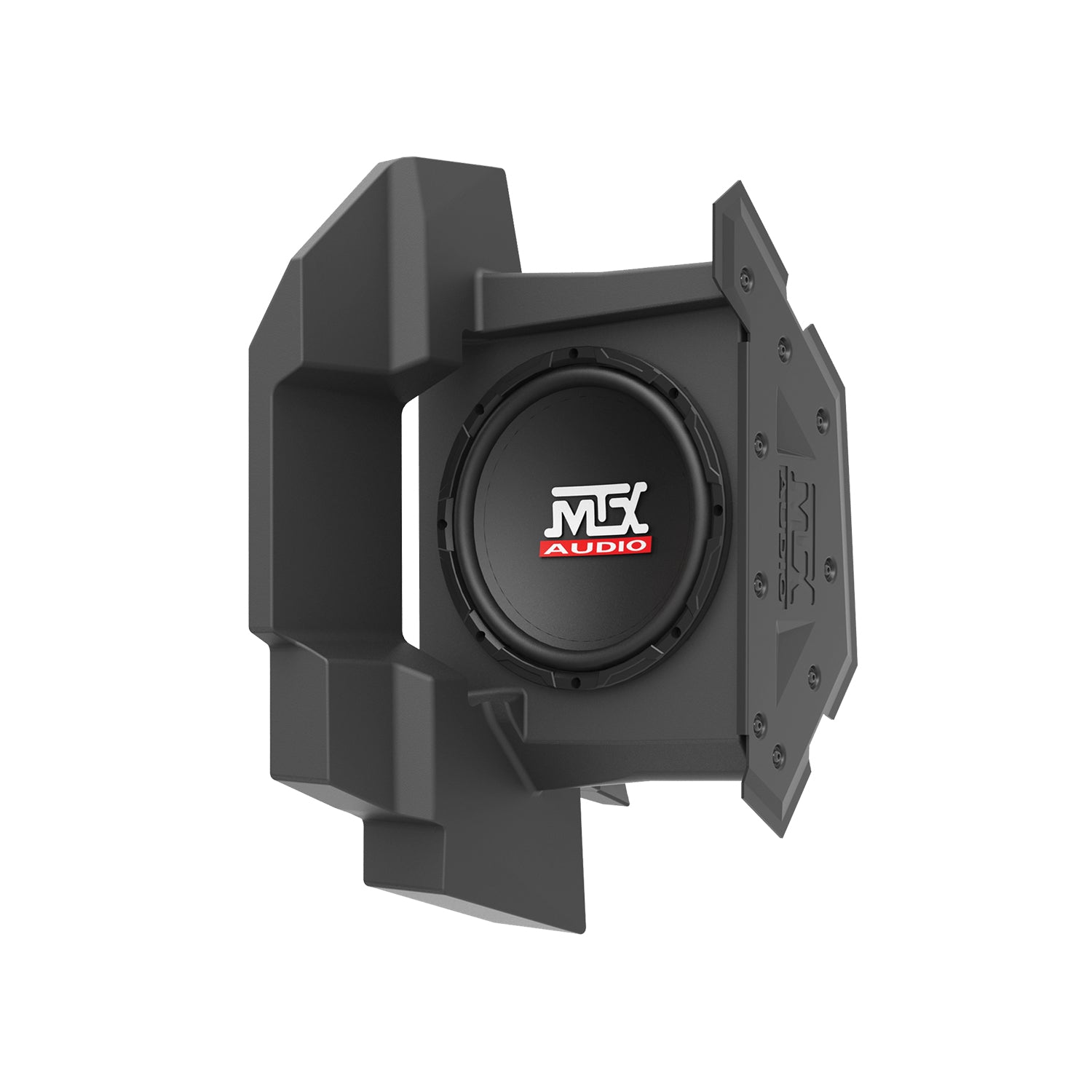 MTX GENERAL-10 Subwoofer Enclosure & Soundstorm 8 Gauge Complete Amp Wiring Kit - VMInnovations