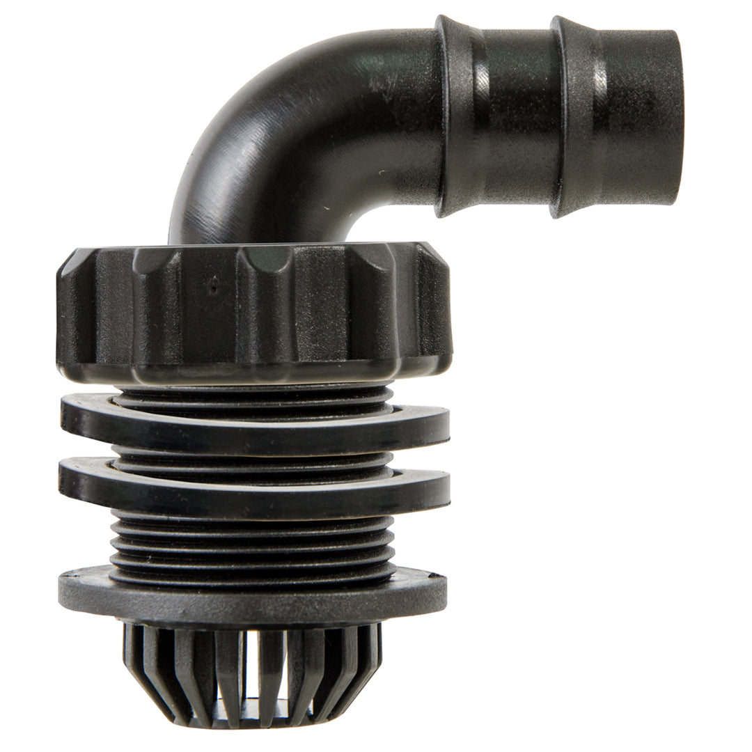 Active Aqua GFEH1 Grow Flow 3/4 In. Hydroponic Garden Elbow Hardware Kit, 6 Pack - VMInnovations