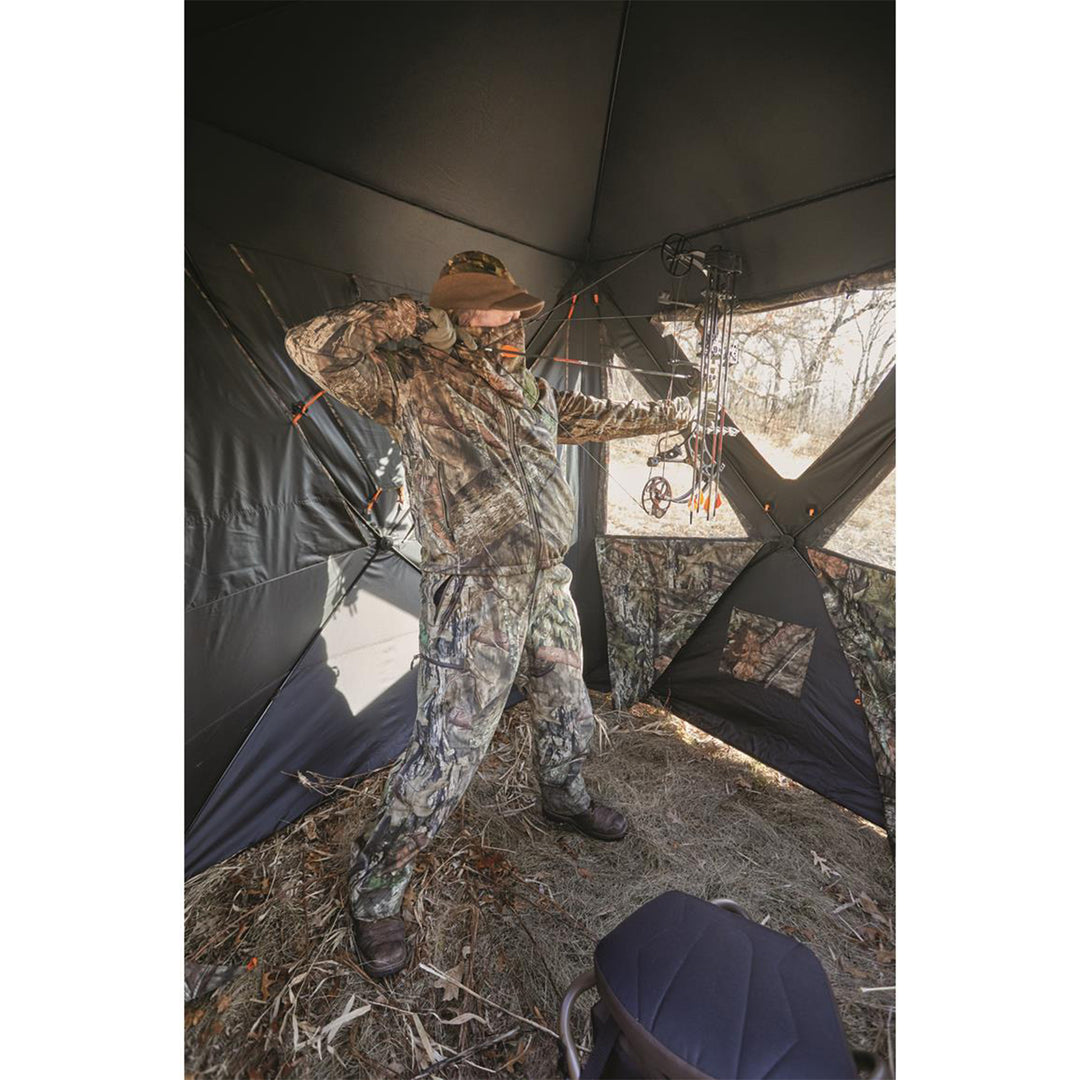 Guide Gear GGFXLSCB Flare XL Tall Ground Hunting Blind, Mossy Oak Camouflage - VMInnovations