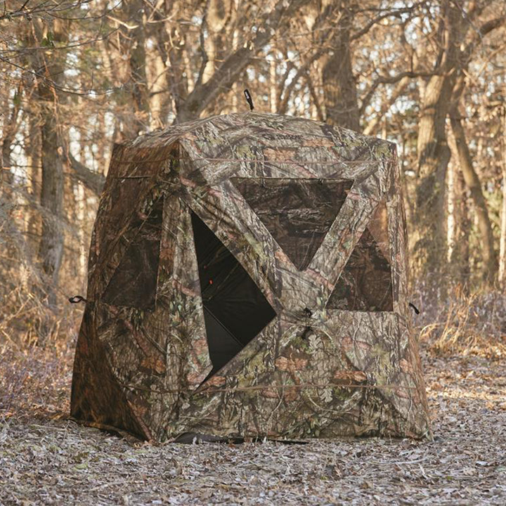 Guide Gear GGFXLSCB Flare XL Tall Ground Hunting Blind, Mossy Oak Camouflage - VMInnovations