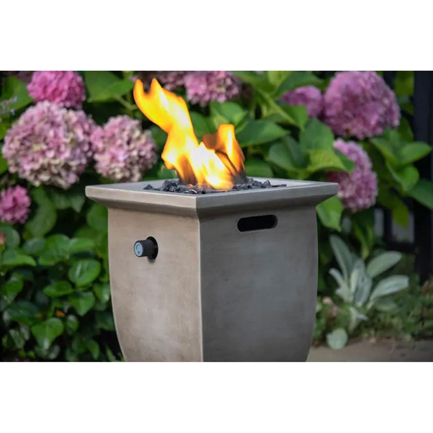 Endless Summer MGO Liquid Propane Patio Gas Fire Pit, Stainless Steel (Open Box)