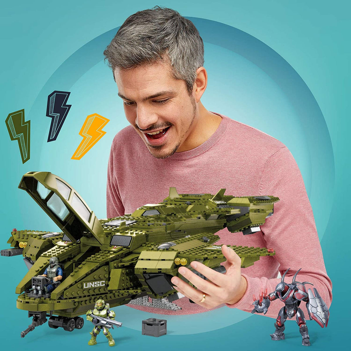 Mega Construx HALO Infinite Pelican Building Block Toy Ages 10 & Up (Open Box)
