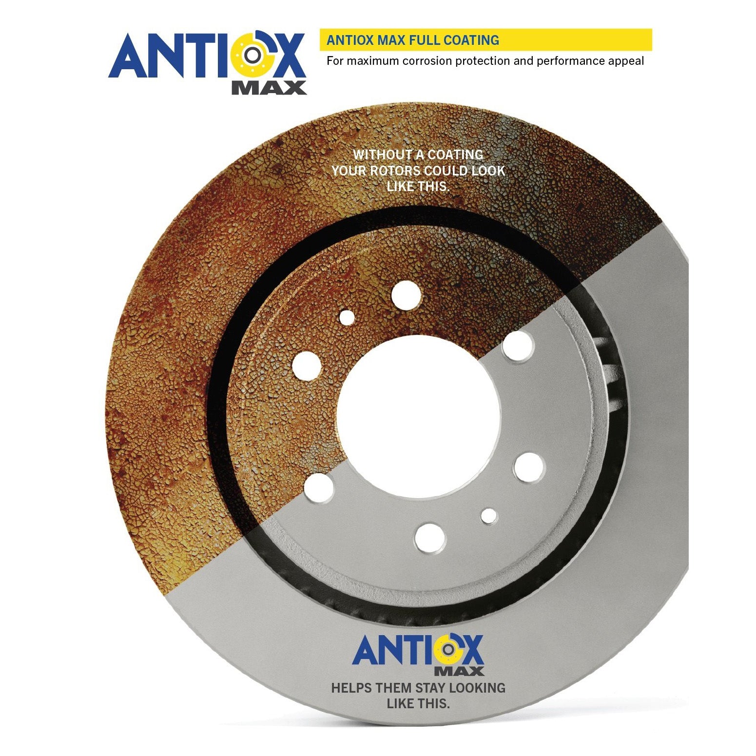 Goodyear Brakes 2142134GY Premium AntiOx Automotive Vehicle Front Brake Rotor
