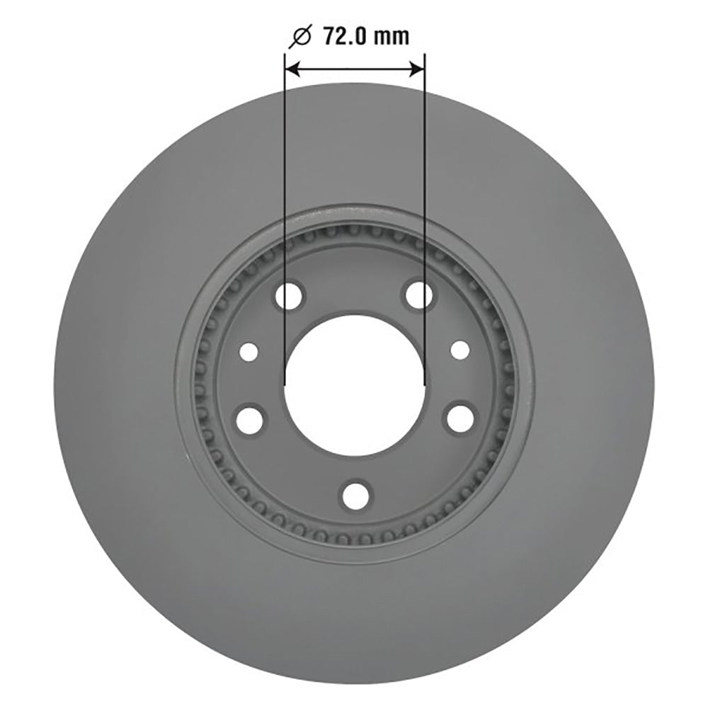 Goodyear Brakes 2142134GY Premium AntiOx Automotive Vehicle Front Brake Rotor