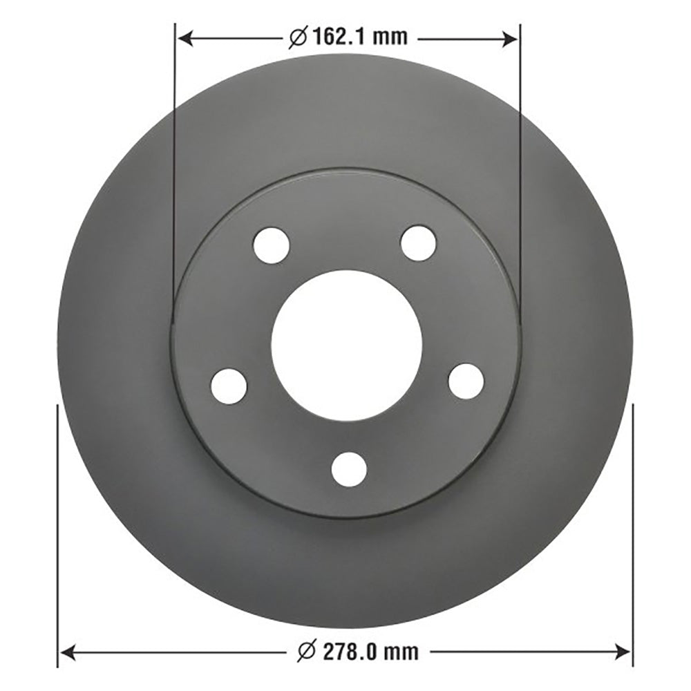 Goodyear Brakes 214504GY Premium AntiOx Automotive Vehicle Front Brake Rotor