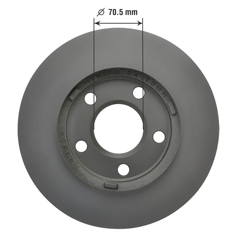 Goodyear Brakes 214504GY Premium AntiOx Automotive Vehicle Front Brake Rotor
