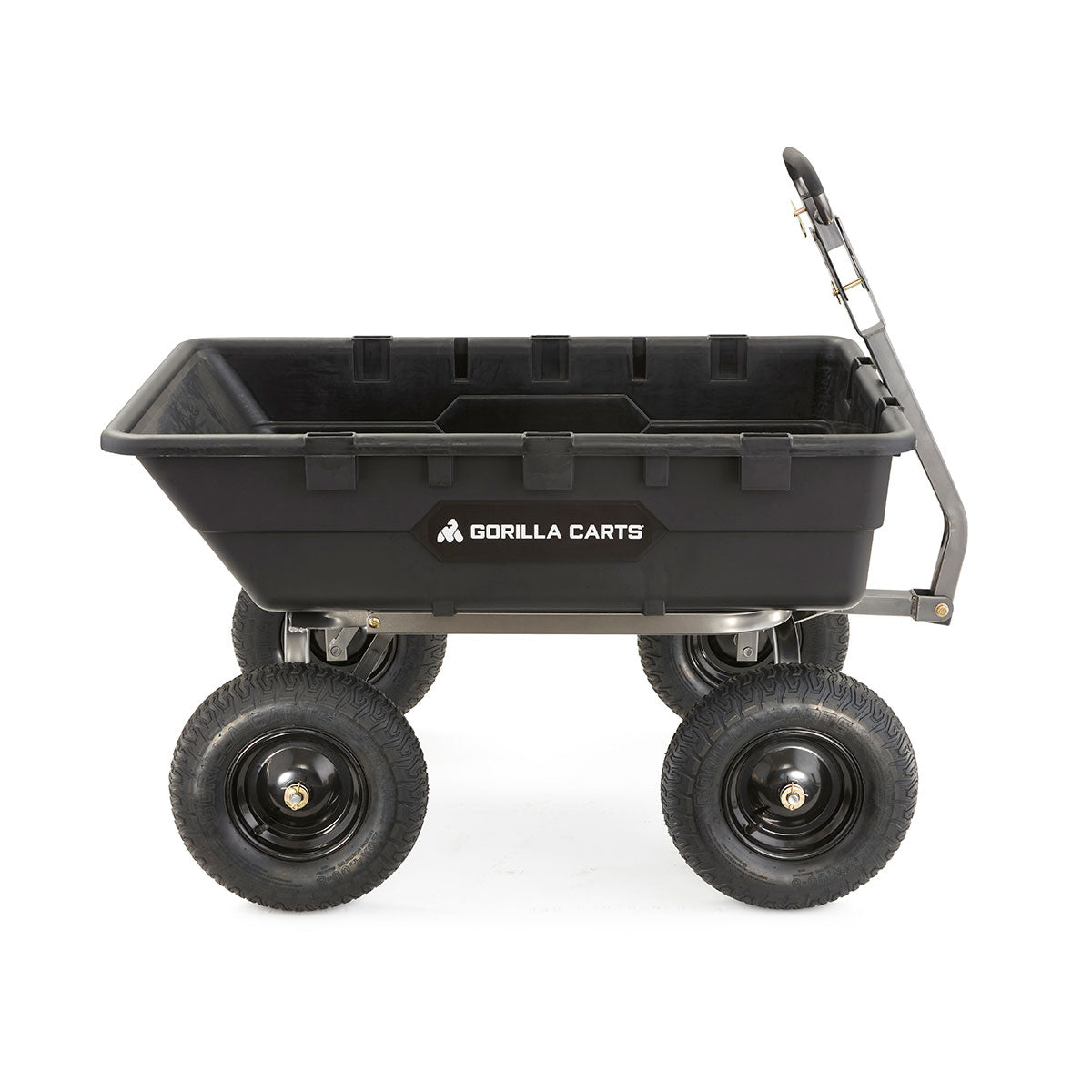 Gorilla Carts 1500 Pound Super Heavy Duty Poly Yard Dump Utility Cart (Used) - VMInnovations