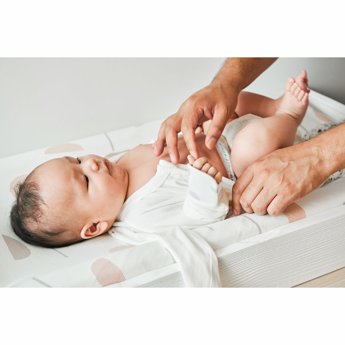 Goumikids Soft Organic Cotton Bamboo Baby Removable Changing Pad Cover, Geo Dash - VMInnovations
