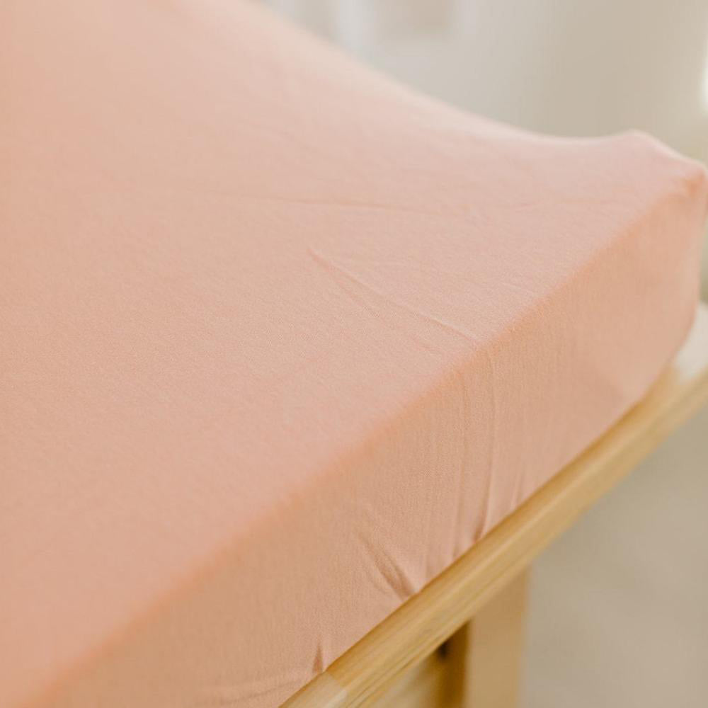 Goumikids Soft Cotton Bamboo Baby Changing Tray Pad Cover, Prickly Pear - VMInnovations