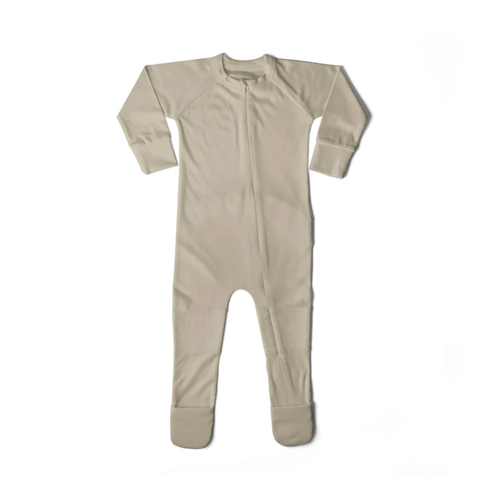 Goumikids Unisex Baby Footie Pajamas Sock Sleeper Clothes, 9-12M Soybean - VMInnovations